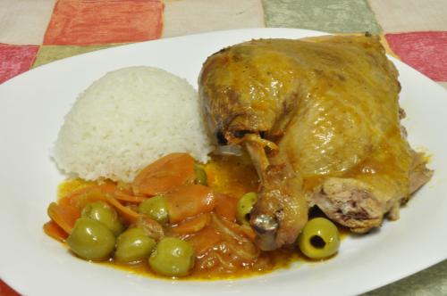 Kachna na olivách – Snadné recept z Španělsko kuchyně, hotový za 45 - 60 minut